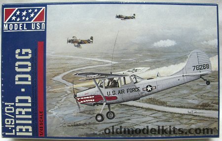 Model USA 1/48 Cessna L-19 / O-1 Bird Dog - USAF / South Vietnam / JSDF, 0001 plastic model kit